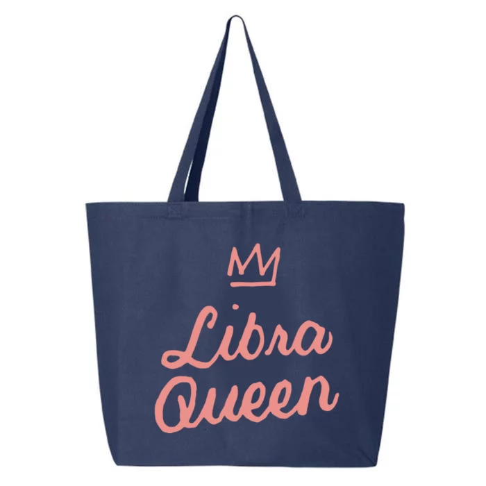 Libra Queen September Or October Birthday Zodiac Funny Gift 25L Jumbo Tote