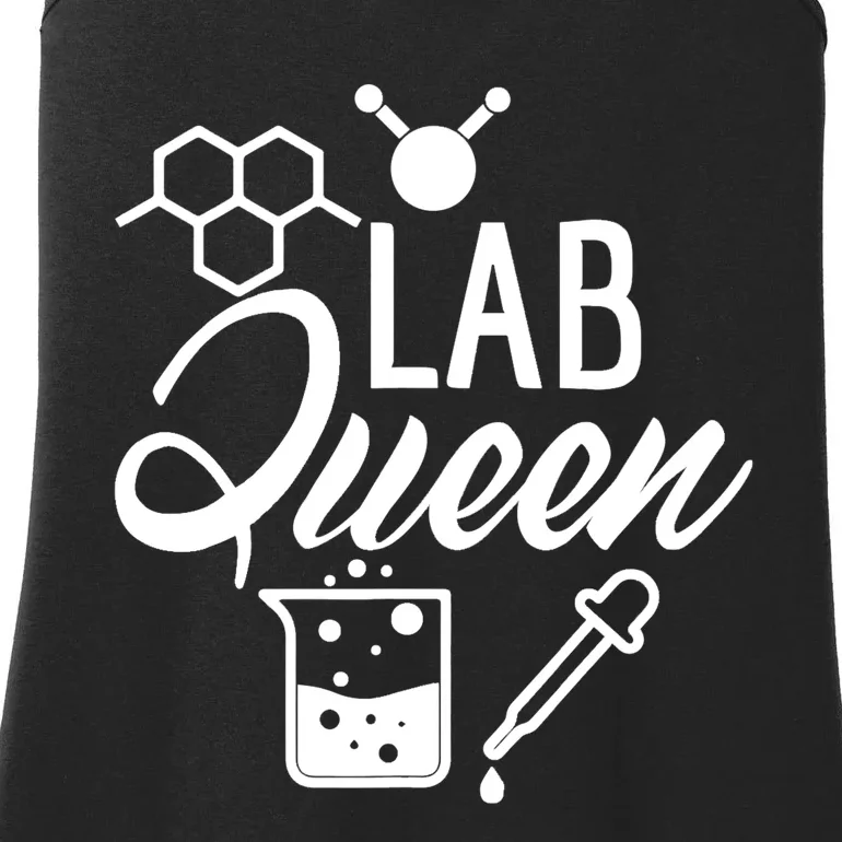 Lab Queen Shirt Laboratory Science Female Scientist Gift TShirt Ladies Essential Tank