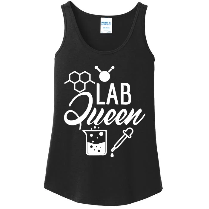 Lab Queen Shirt Laboratory Science Female Scientist Gift TShirt Ladies Essential Tank