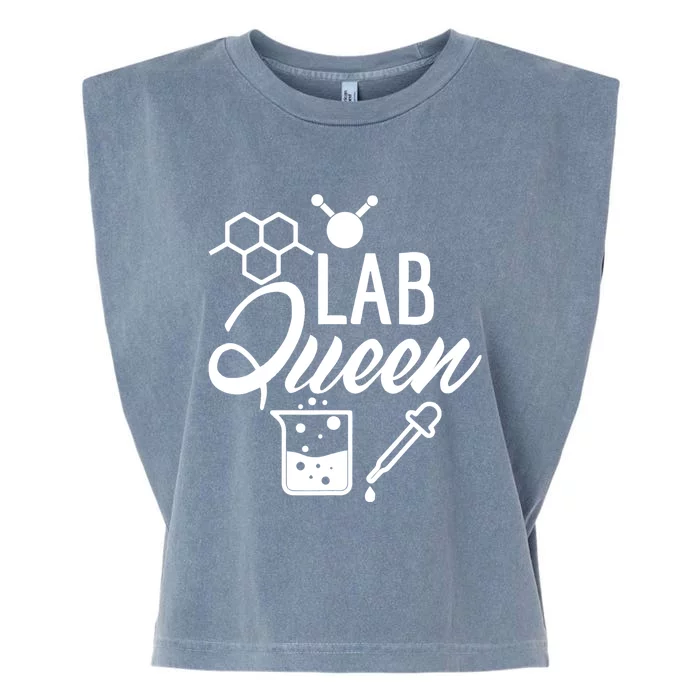 Lab Queen Shirt Laboratory Science Female Scientist Gift TShirt Garment-Dyed Women's Muscle Tee