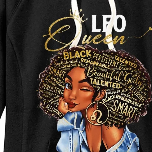 Leo Queen Sweet As Candy Birthday Gift For Black Wo Women's Fleece Hoodie