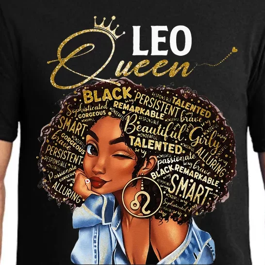 Leo Queen Sweet As Candy Birthday Gift For Black Women Pajama Set