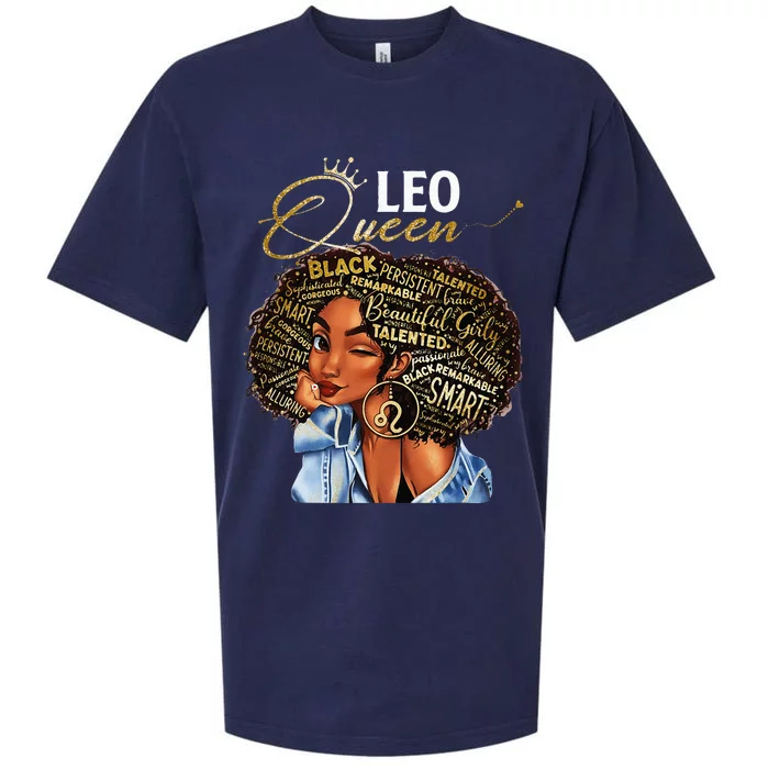 Leo Queen Sweet As Candy Birthday Gift For Black Women Sueded Cloud Jersey T-Shirt