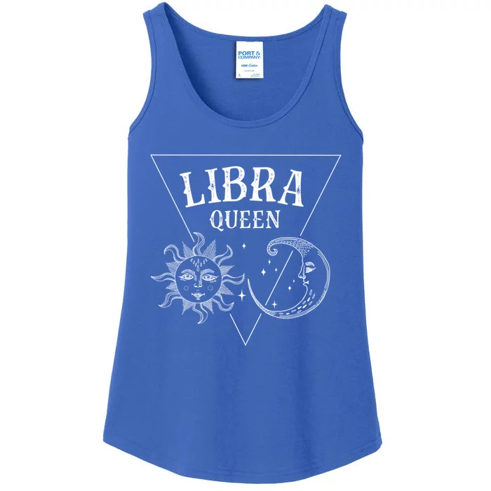 Libra Queen / Tarot Sun And Moon Libra Birthday Astrology Gift Ladies Essential Tank