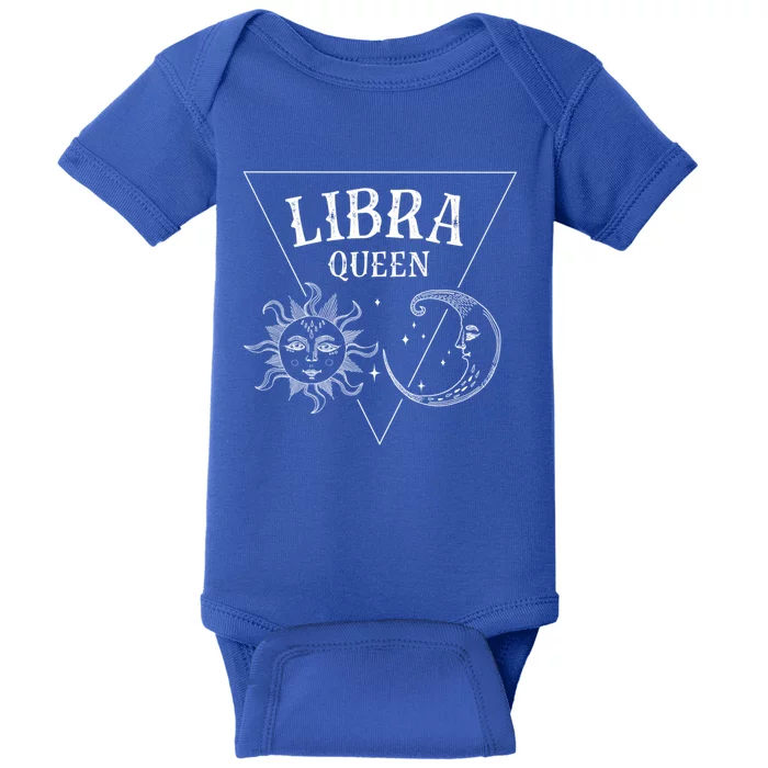 Libra Queen / Tarot Sun And Moon Libra Birthday Astrology Gift Baby Bodysuit