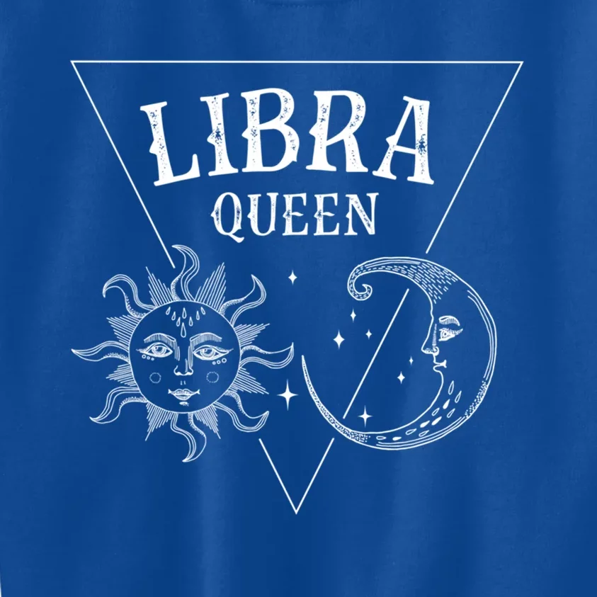 Libra Queen / Tarot Sun And Moon Libra Birthday Astrology Gift Kids Sweatshirt