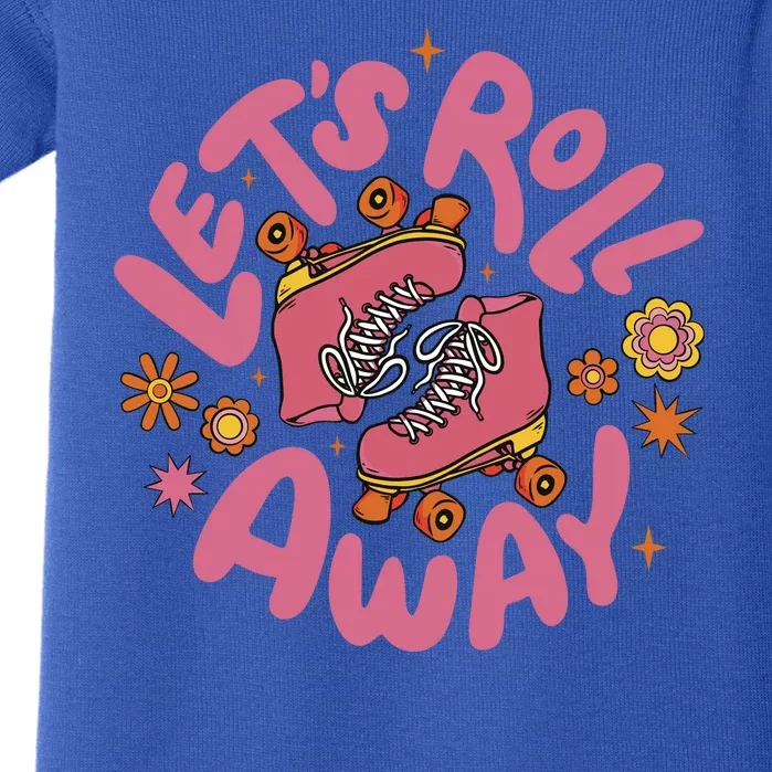 Let's Roll Away Skate Baby Bodysuit