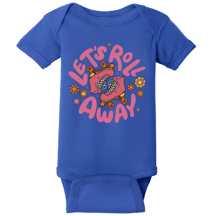 Let's Roll Away Skate Baby Bodysuit