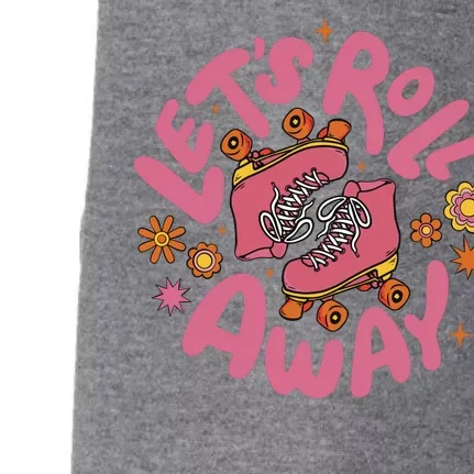 Let's Roll Away Skate Doggie 3-End Fleece Hoodie