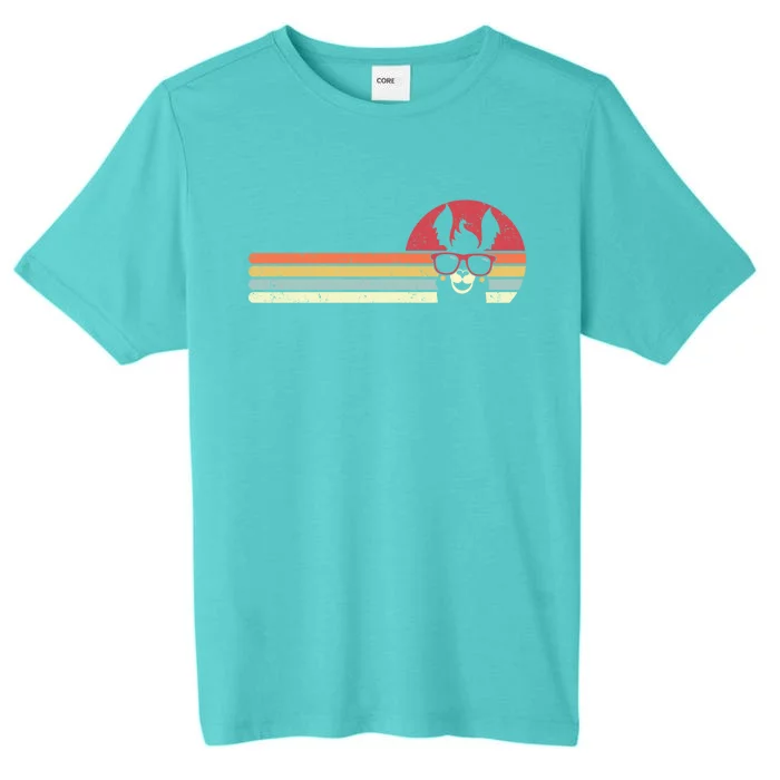 Llama Retro Alpaca Gift ChromaSoft Performance T-Shirt