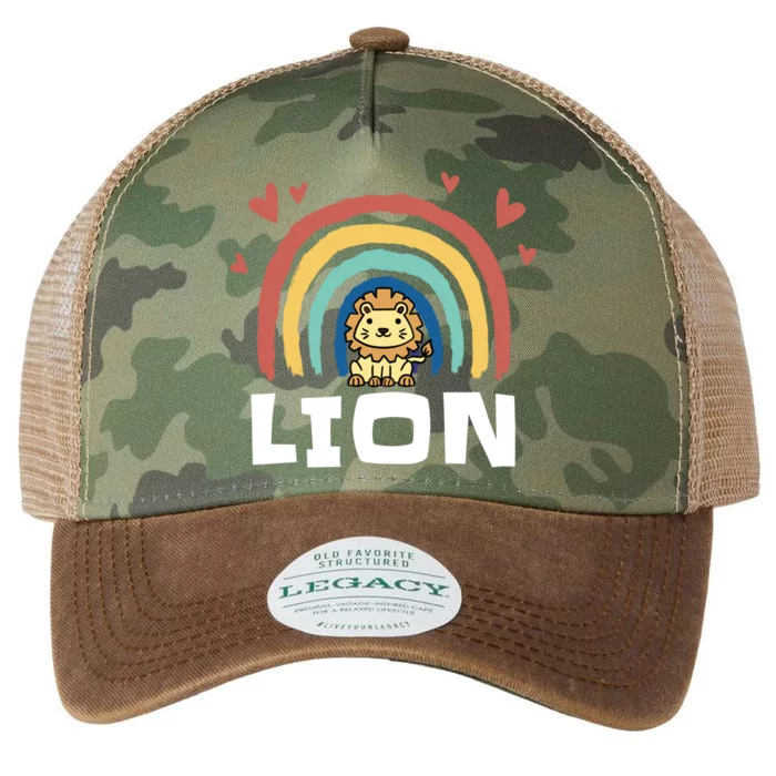 Lion Rainbow And Gift Legacy Tie Dye Trucker Hat