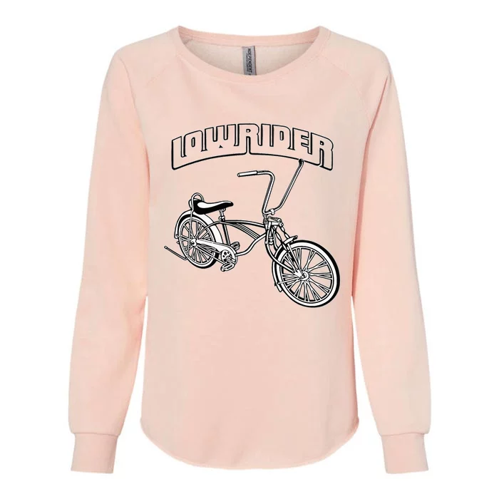 Low Rider Bicycle Chicano Cholo Lowrider Bike Womens California Wash Sweatshirt