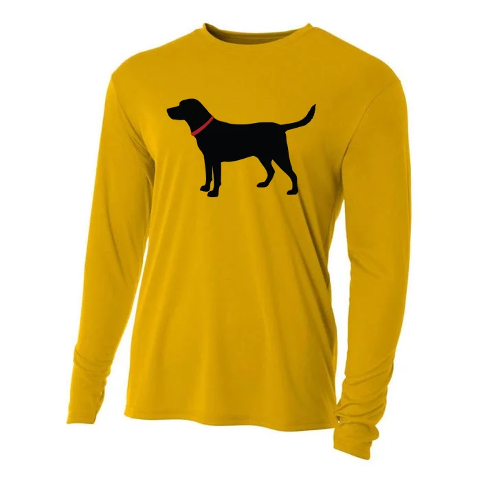 Labrador Retriever Black Cooling Performance Long Sleeve Crew