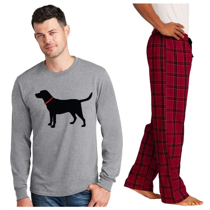 Labrador Retriever Black Long Sleeve Pajama Set