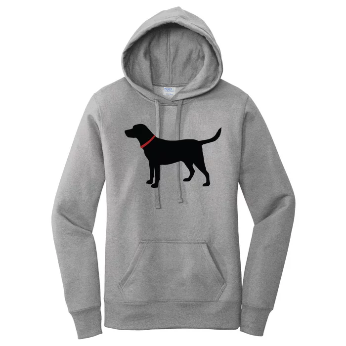 Labrador Retriever Black Women's Pullover Hoodie