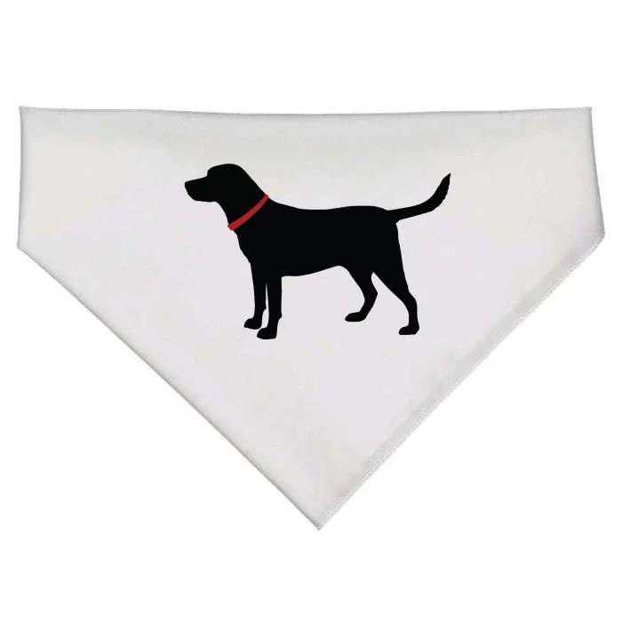 Labrador Retriever Black USA-Made Doggie Bandana