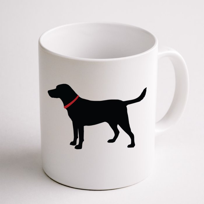 Labrador Retriever Black Front & Back Coffee Mug