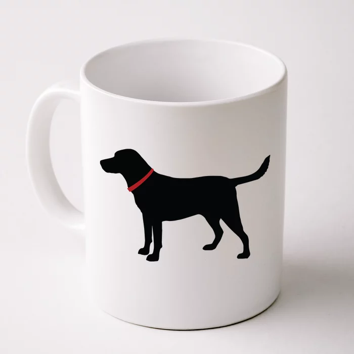 Labrador Retriever Black Front & Back Coffee Mug