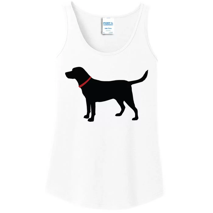 Labrador Retriever Black Ladies Essential Tank