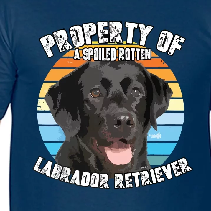 Labrador Retriever Black Owner Lover Retro Vintage Comfort Colors T-Shirt