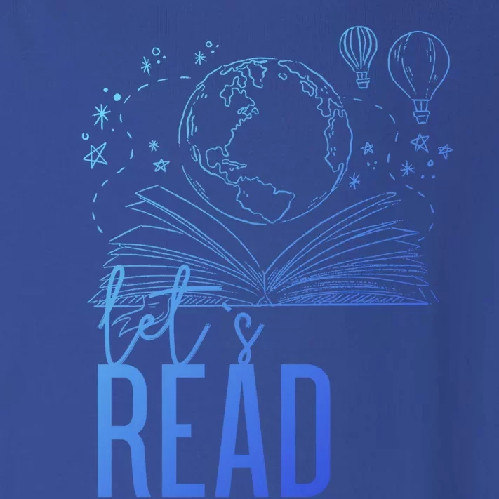 Lets Read Book Lover Funny Reading Gift Toddler Long Sleeve Shirt