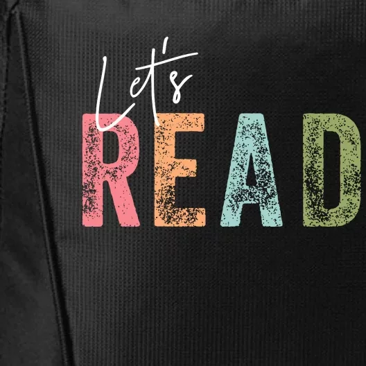 LetS Read Book Lover Librarian Teacher City Backpack