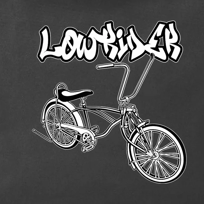 Low Rider Bicycle For . Chicano Cholo Lowrider Bike Zip Tote Bag