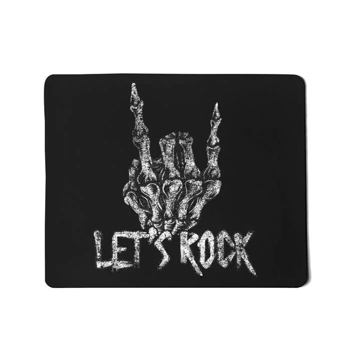 Lets Rock Band S Rock And Roll Concert Graphic S Mousepad