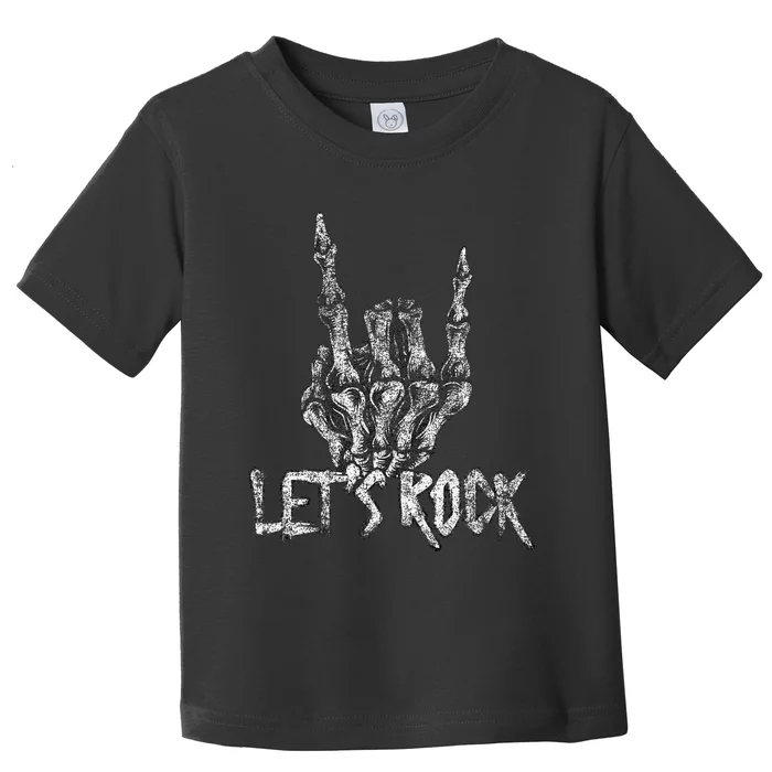 Lets Rock Band S Rock And Roll Concert Graphic S Toddler T-Shirt