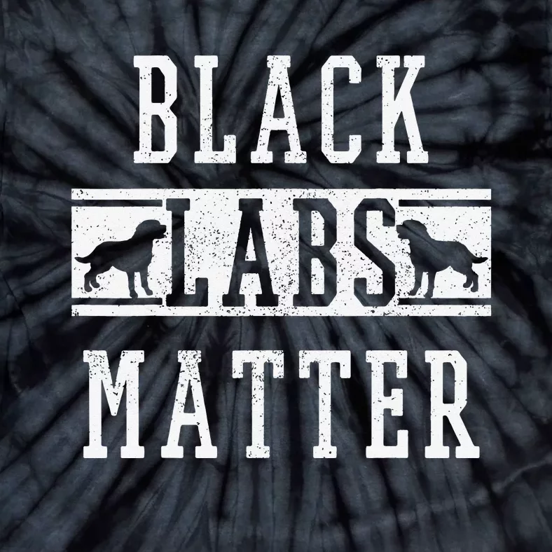 Labrador Retriever Black Labs Matter Dog Lover Owner Gift Tie-Dye T-Shirt