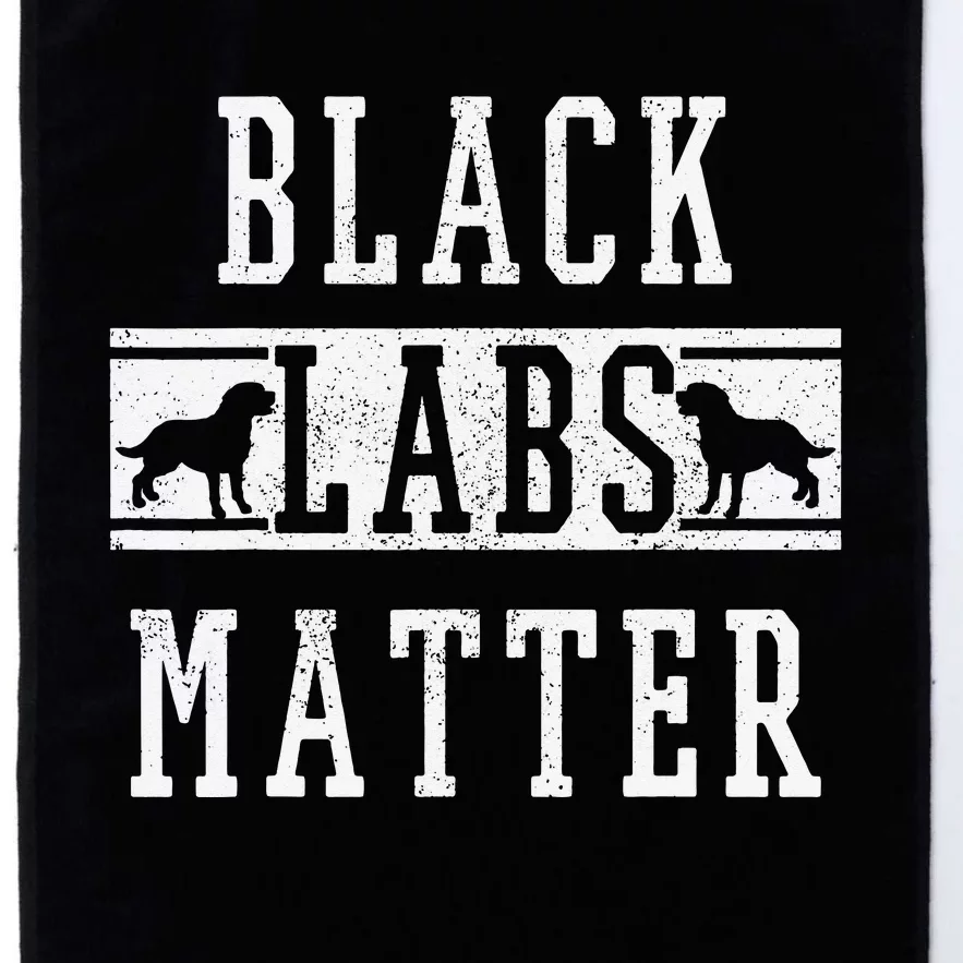 Labrador Retriever Black Labs Matter Dog Lover Owner Gift Platinum Collection Golf Towel