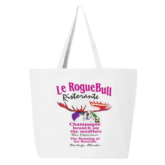 Le Rogue Bull Ristorante Gourmet Dining on the Mudflats AK 25L Jumbo Tote