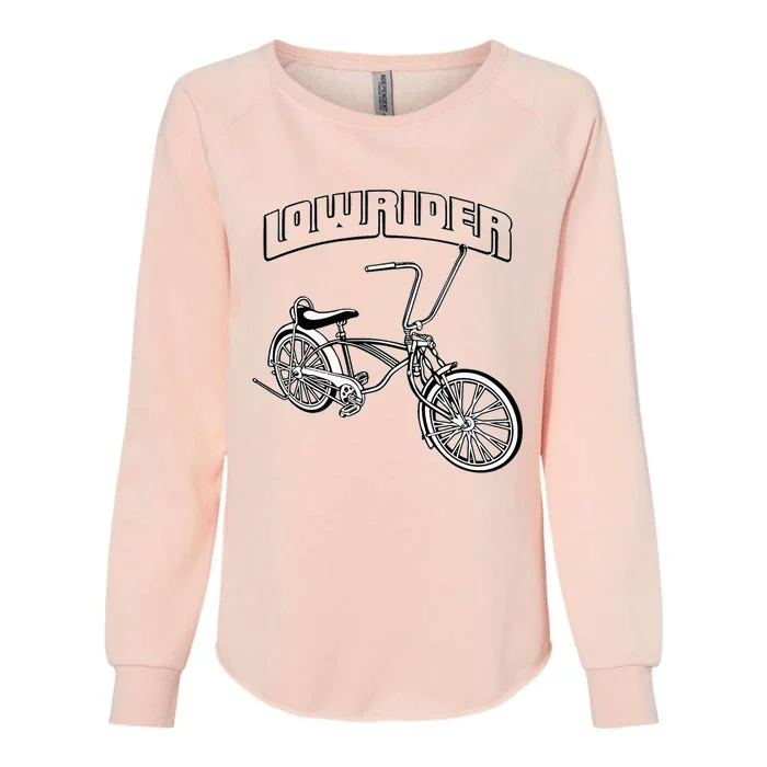 Low Rider Bicycle Chicano Cholo Lowrider Bike Womens California Wash Sweatshirt