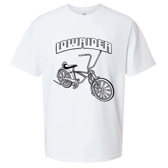 Low Rider Bicycle Chicano Cholo Lowrider Bike Sueded Cloud Jersey T-Shirt