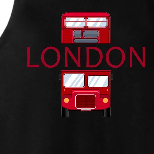 London Red Bus Ladies Tri-Blend Wicking Tank