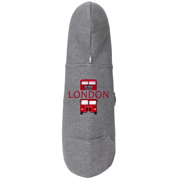 London Red Bus Doggie 3-End Fleece Hoodie