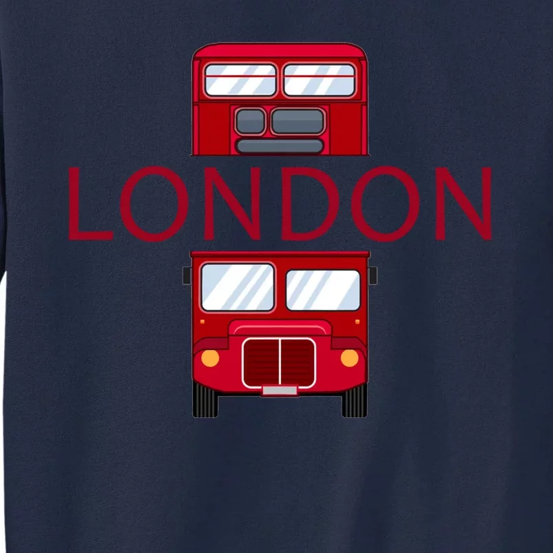 London Red Bus Tall Sweatshirt