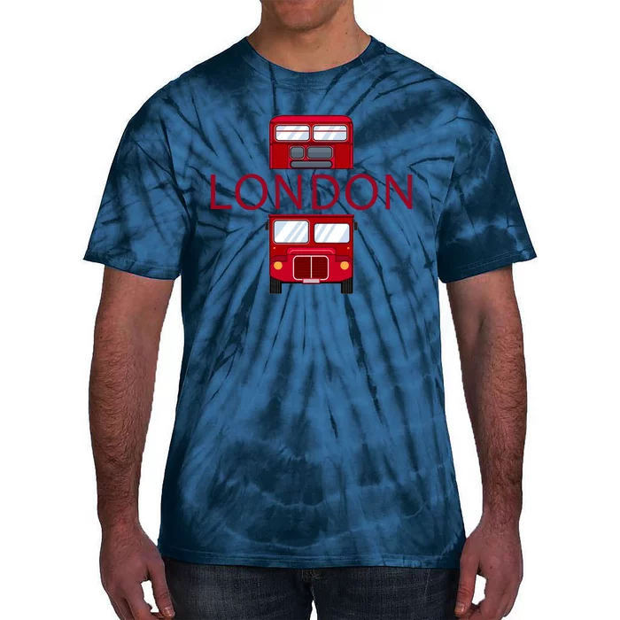 London Red Bus Tie-Dye T-Shirt