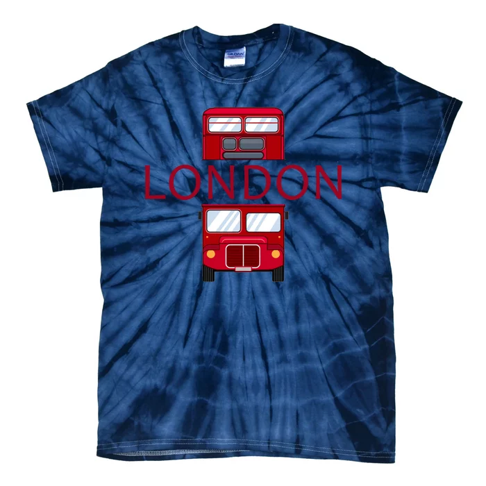 London Red Bus Tie-Dye T-Shirt