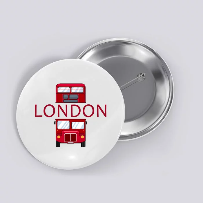 London Red Bus Button