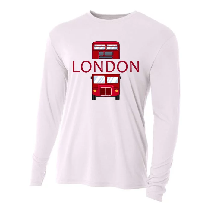 London Red Bus Cooling Performance Long Sleeve Crew