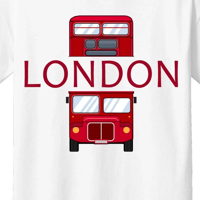 London Red Bus Kids T-Shirt