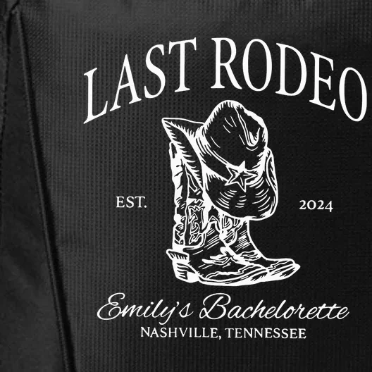 Last Rodeo Bachelorette City Backpack