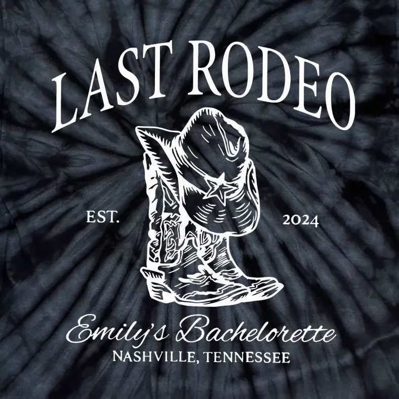 Last Rodeo Bachelorette Tie-Dye T-Shirt