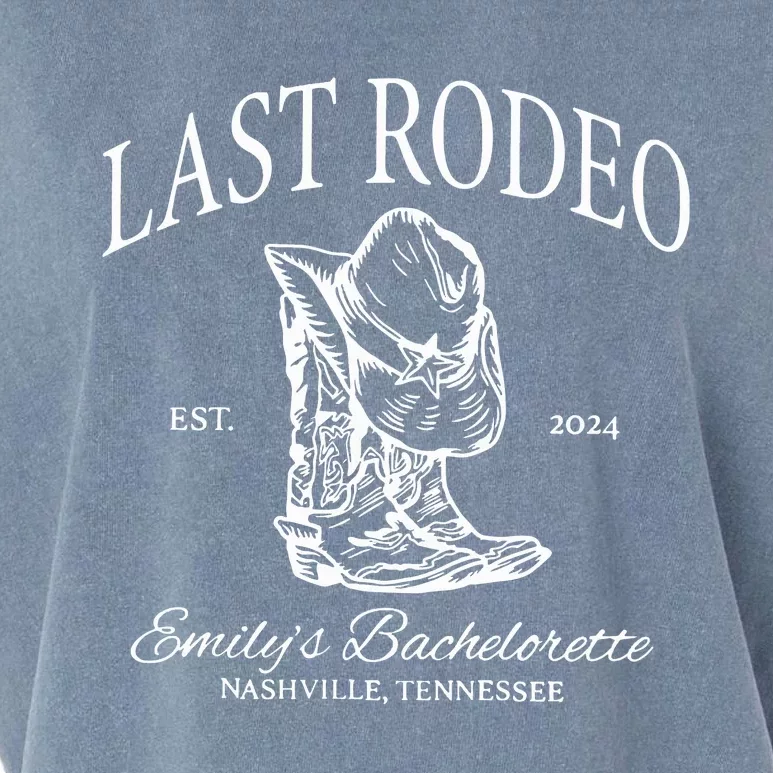 Last Rodeo Bachelorette Garment-Dyed Women's Muscle Tee