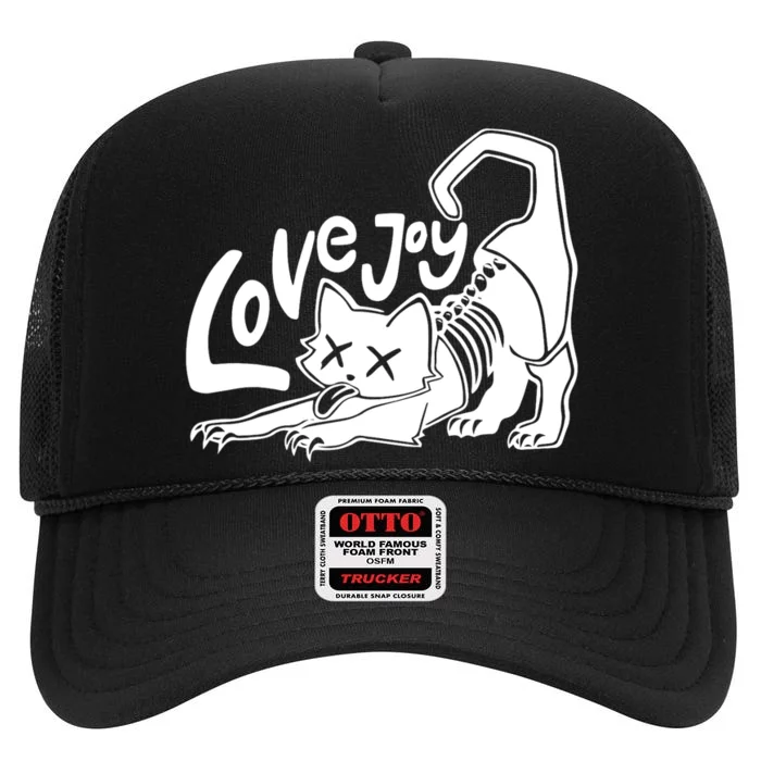 Lovejoy Rock Band High Crown Mesh Trucker Hat