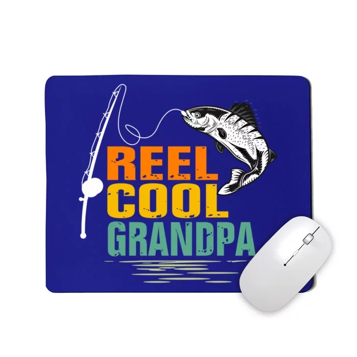 Lover Reel Cool Grandpa Grandfather Humor Funny Fishing Cute Gift Mousepad