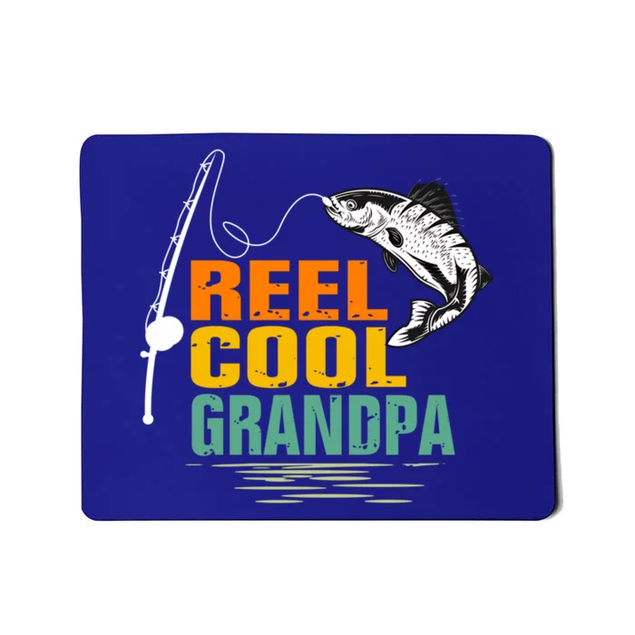 Lover Reel Cool Grandpa Grandfather Humor Funny Fishing Cute Gift Mousepad