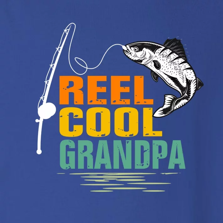 Lover Reel Cool Grandpa Grandfather Humor Funny Fishing Cute Gift Toddler Long Sleeve Shirt