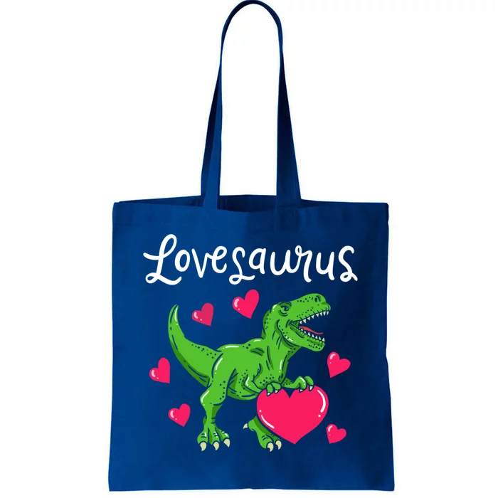 Lovesaurus Rex Cute Valentine's Day Dinosaur Tfunny Giftrex Costume Gift Tote Bag